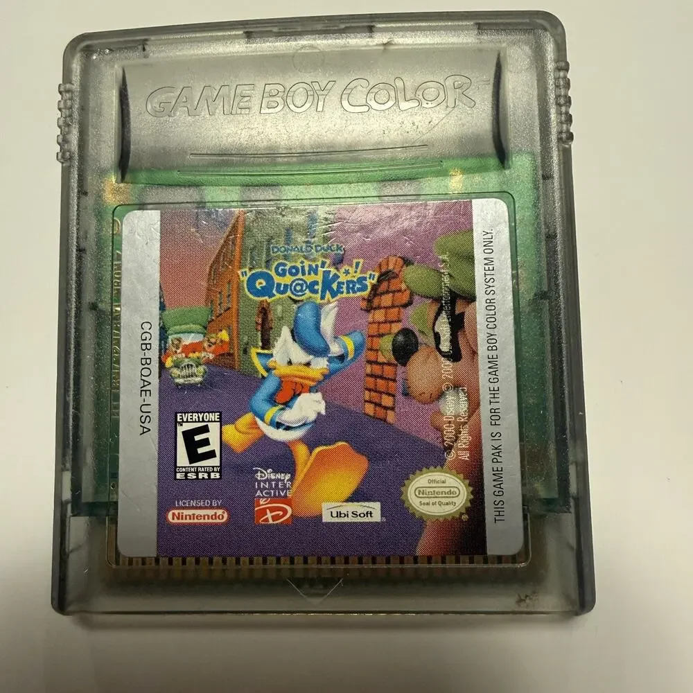 Disney's Donald Duck: Goin' Quackers - Game Boy Color, GBC Cartridge Only Tested